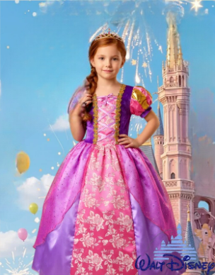 Disfraz de Rapunzel, modelo 2